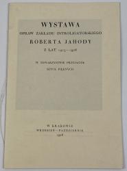 Wystawa opraw zakładu introligatorskiego Roberta Jahody z lat 1925-1926 - sklep internetowy, sprzedaż online 